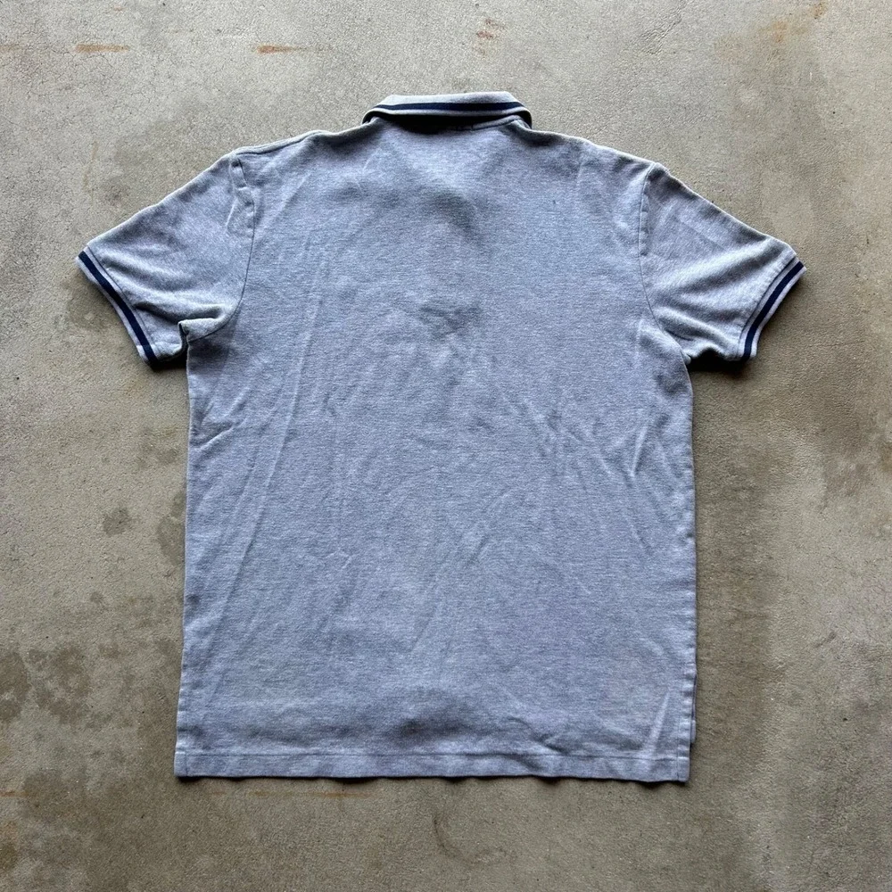 Polo Ralph Lauren Short Sleeve Polo‎ Shirt Size Large Gray Classic Fit Golf